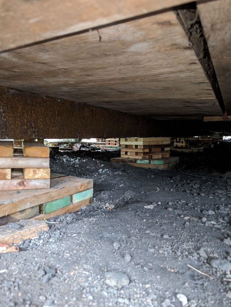 new mobile home blocking after relevel in Maple Oak Ridge